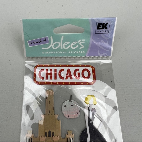NWT A Touch of Jolee’s Chicago Dimensional Sticker Set - Picture 4 of 6